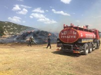 Burdur'da Çikan Yanginda 300 Ton Saman Balyasi Kül Oldu Haberi