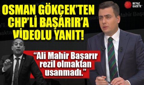 Osman Gökçek'ten Ali Mahir Başarır'a videolu gönderme!