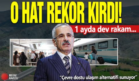 İstanbul-Sivas YHT hattı rekor kırdı! 1 ayda dev rakam: Bakan Uraloğlu duyurdu