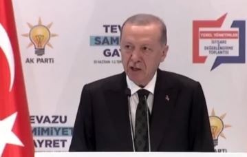 Başkan Erdoğan Yerel Yönetimler Değerlendirme Toplatısı'nda konuşuyor