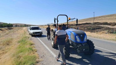 Gece Evinin Önüne Park Ettigi Otomobilini Sabah Dere Yataginda Buldu
