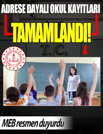 MEB duyurdu: Okul öncesi ilkokul ve ortaokul öğrencilerin kayıtları tamamlandı