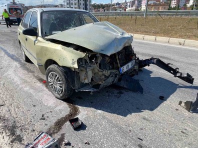 Samsun'da Otomobil Ile Pikap Çarpisti Açiklamasi 1 Yarali