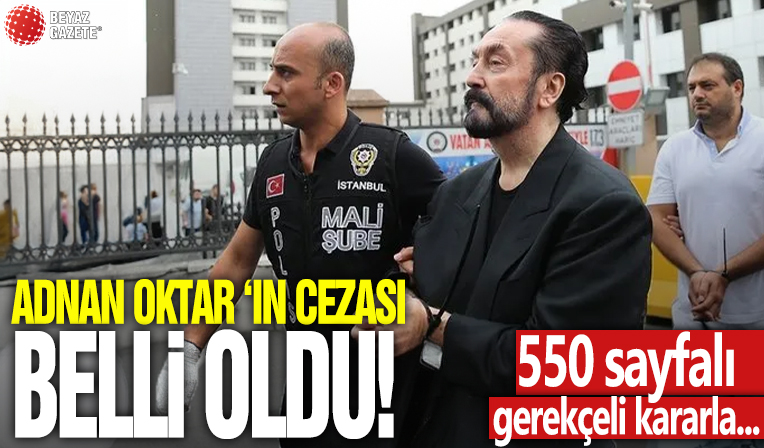 Adnan Oktar'a verilen 8 bin 658 yıl hapis cezası onandı
