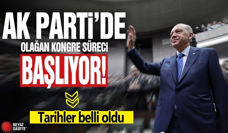 AK Parti'de olağan kongre süreci başlıyor! Tarihler belli oldu