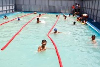 Sultanhani'nda Çocuklarin Yüzme Havuzu Hayali Gerçek Oldu Haberi