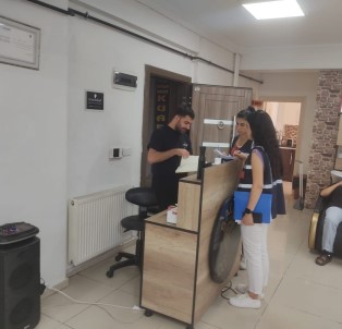 Tunceli'de Berber, Kuaför Ve Güzellik Merkezleri Denetlendi