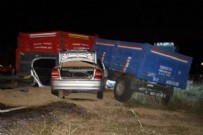 Nevşehir’de feci kaza: Traktör ile otomobil çarpıştı!