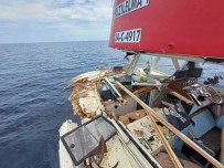 Sahil Güvenlik Komutanligindan Yunan Unsurlarinin Çarparak Hasar Verdigi Balikçi Teknesiyle Ilgili Açiklama Haberi
