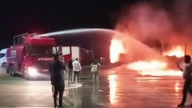 Kapikule'de Tirin Dorsesi Alev Alev Yandi