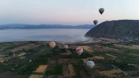 Salda Gölü'nde Sicak Hava Balonuyla Ilk Uçus Haberi