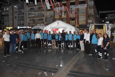 Aydin'da Saglik Ekiplerinden '15 Temmuz' Mesaisi