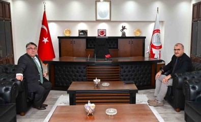 Tarim Ve Orman Il Müdürü Agan'dan Rektör Özölçer'e Ziyaret