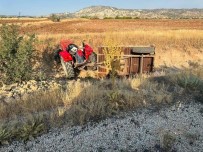 Elazig'da Traktör Römorku Devrildi