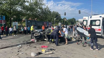 Kamyon Ve 2 Otomobilin Karistigi Kazada Can Pazari Açiklamasi 4 Yarali