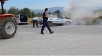 Kaza Yapan Otomobil Alev Aldi Açiklamasi 1 Yarali Haberi