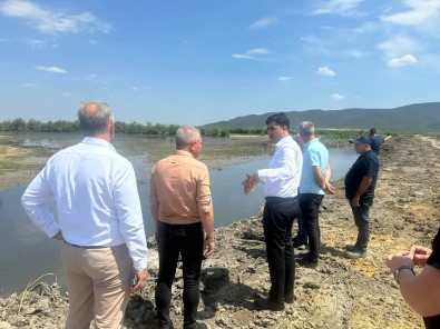 Meriç Nehri'ne Deniz Suyu Karismamasi Için Set Çekildi