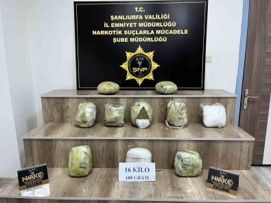 Siverek'te 16 Kilo Skunk Ele Geçirildi