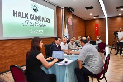Baskan Kaya, Ilk Halk Günü Toplantisini Gerçeklestirdi