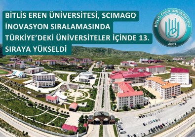 BEÜ, SCIMAGO Inovasyon Siralamasinda 13'Üncü Siraya Yükseldi