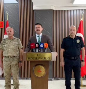 Tunceli Valisi Tekbiyikoglu, 6 Aylik Asayis Olaylarini Degerlendirdi