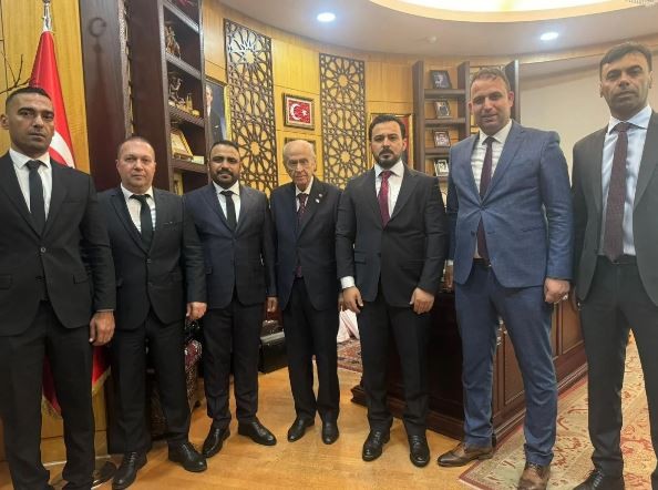 Devlet Bahçeli, Suriye Türkmen heyetini kabul etti