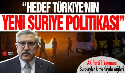 AK Partili Hüseyin Yayman: CIA, MOSSAD, PKK ortak faydada buluşuyor!