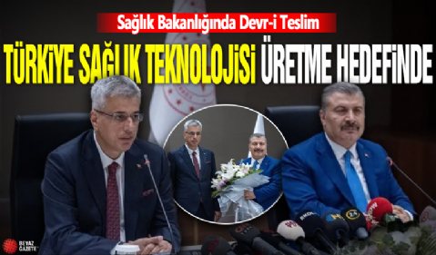 Sağlık Bakanlığında Devir-Teslim: Kemal Memişoğlu görevi Fahrettin Koca'dan devradı