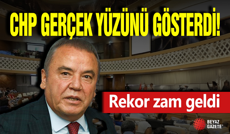 İşte CHP’nin sosyal belediyeciliği! Rekor zamma vatandaş tepki gösterdi