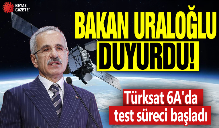 Türksat 6A'da test süreci başladı! Bakan Uraloğlu duyurdu: Milli uydu ilk kez antenlerini açtı...