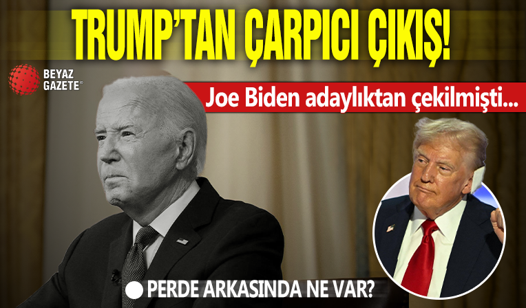 Joe Biden'ın adaylıktan çekilmesinin perde arkasında ne var? Trump'tan çarpıcı çıkış: Bu bir darbedir!