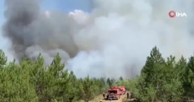 Kastamonu'da orman yangını! Bölgeye ekipler sevk edildi