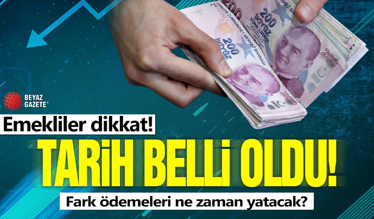 Milyonlarca emekliyi yakından ilgilendiriyor: Emekli fark ödemeleri tarihi belli oldu