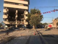 Malatya'da Yikimi Yapilan Bina Saniyeler Içinde Yerle Bir Oldu