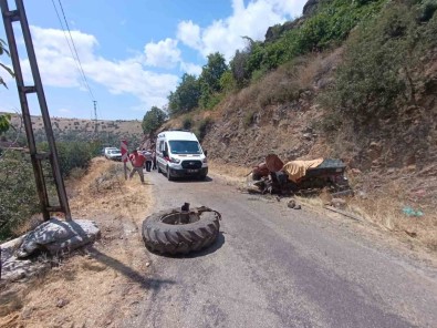 Çorum'da Traktör 30 Metrelik Sarampole Uçtu Açiklamasi 1 Ölü