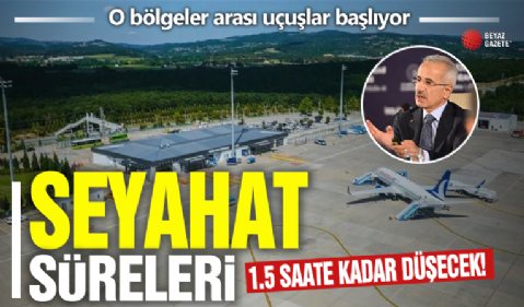 Trabzon-Kocaeli arası direkt uçuşlar başlıyor! Seyahat süresi 1,5 saate düşecek
