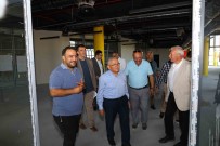 Baskan Büyükkiliç Il Halk Kütüphanesi Insaatini Inceledi