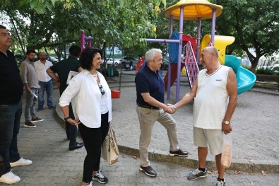 Baskan Sadi Özdemir Nilüfer'in Parklarini Inceledi