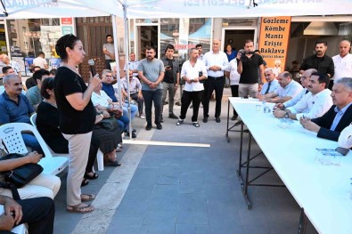 Baskan Taskin Ve Geçit Vatandaslarla Bulustu