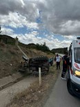 Kontrolden Çikan Traktör Devrildi, Sürücü Yaralandi Haberi