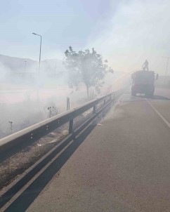 Arsuz'da Çikan Ot Yanginini Itfaiye Ekipleri Söndürdü