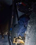 Iskenderun'da Ev Yanginini Itfaiye Tarafindan Söndürüldü