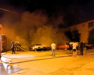 Otoparktan Yükselen Alevler 7 Araci Kül Etti