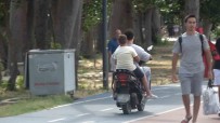 Yalova Dogu Sahil Bandi'nda Motosikletliler Yasaga Ragmen Cirit Atiyor Haberi