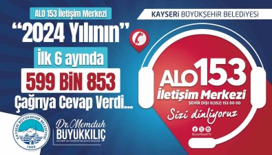 Alo 153 Iletisim Merkezi, Ilk 6 Ayda 599 Bin 853 Çagriya Cevap Verdi