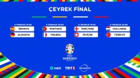 EURO 2024'Te Çeyrek Final Heyecani TRT Ekranlarinda