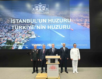 Istanbul Valisi Davut Gül, Yilin Ilk Yarisina Iliskin Asayis Verilerini Açikladi