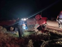 Karaman'da Takla Atan Otomobilin Sürücüsü Yaralandi Haberi