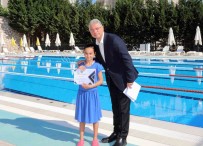 Mudanyali Minik Yüzücüler Sertifikalarini Aldi
