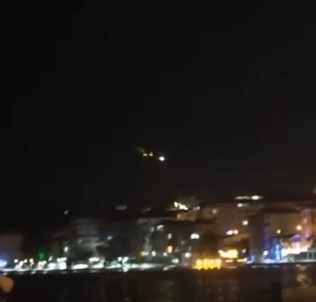 Yalova'da Gökyüzünde Parlak Cisim Görüldü, O Anlar Anbean Kaydedildi